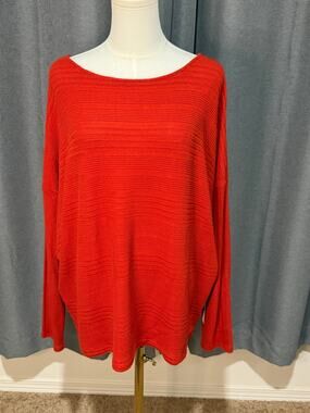 Simply Vera Vera Wang XXL Burnt Orange Cardigan NWT